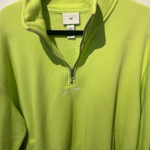 H&M green sweater